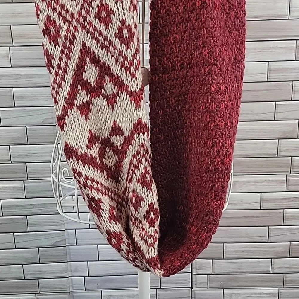 Unbranded acrylic knit infinity scarf One Size